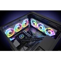 Комплект вентиляторов для корпуса с контроллером Thermaltake SWAFAN EX14 RGB White TT Premium Edition CL-F162-PL14SW-A - Превью изображения №7 — Интернет-магазин ПроЗаказ