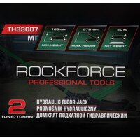 Подкатной домкрат RockForce RF-TH33007 MT - Превью изображения №4 — Интернет-магазин ПроЗаказ