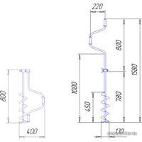 Ручной ледобур Тонар ЛР-130 - Превью изображения №2 — Интернет-магазин ПроЗаказ