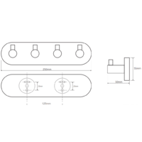 Крючок для ванны Bemeta Omega 104405212 - Превью изображения №2 — Интернет-магазин ПроЗаказ