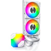 Система жидкостного охлаждения для процессора Montech HyperFlow ARGB 240 (белый) - Превью изображения №2 — Интернет-магазин ПроЗаказ
