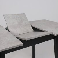 Кухонный стол Мамадома Tirk radial-94 раздвижной 94-126х64 (серый сланец/черный) - Превью изображения №17 — Интернет-магазин ПроЗаказ