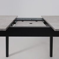 Кухонный стол Мамадома Tirk radial-94 раздвижной 94-126х64 (серый сланец/черный) - Превью изображения №15 — Интернет-магазин ПроЗаказ