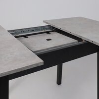 Кухонный стол Мамадома Tirk radial-94 раздвижной 94-126х64 (серый сланец/черный) - Превью изображения №14 — Интернет-магазин ПроЗаказ