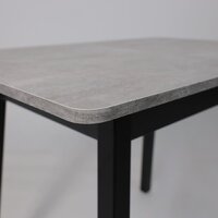 Кухонный стол Мамадома Tirk radial-94 раздвижной 94-126х64 (серый сланец/черный) - Превью изображения №9 — Интернет-магазин ПроЗаказ