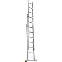 Лестница-стремянка Новая высота NV 223 алюминиевая трёхсекционная 3x7 ступеней - Превью изображения №8 — Интернет-магазин ПроЗаказ