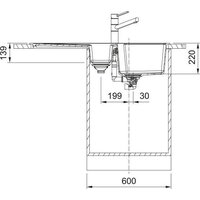Кухонная мойка Franke Urban UBG 651-100 114.0697.747 (матовый черный) - Превью изображения №4 — Интернет-магазин ПроЗаказ