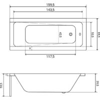 Ванна Lauter Estelle 160х70 21206060 - Превью изображения №28 — Интернет-магазин ПроЗаказ