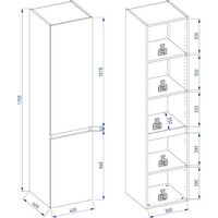  Lauter Шкаф-пенал Навесной Mia 40 (белый глянец) - Превью изображения №4 — Интернет-магазин ПроЗаказ