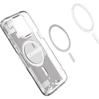 Чехол для телефона Spigen Ultra Hybrid Mag Magsafe для iPhone 15 Zero One White - Превью изображения №3 — Интернет-магазин ПроЗаказ