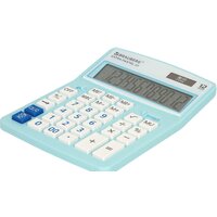 Бухгалтерский калькулятор BRAUBERG Extra Pastel-12-LB 250486 (голубой) - Превью изображения №3 — Интернет-магазин ПроЗаказ