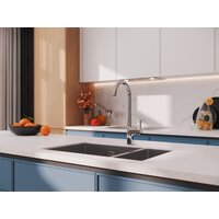 Смеситель Cersanit Elio однорычажный 64863 (хром) - Превью изображения №10 — Интернет-магазин ПроЗаказ