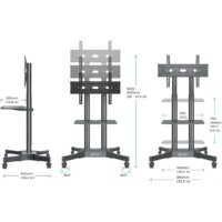 Стойка для телевизора Onkron TS1351 (черный) - Превью изображения №5 — Интернет-магазин ПроЗаказ