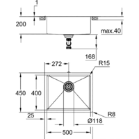 Кухонная мойка Grohe K700U 60-S 54,4/44,4 1.0 31574SD1 - Превью изображения №3 — Интернет-магазин ПроЗаказ
