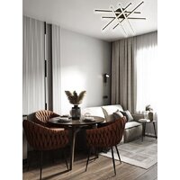 Припотолочная люстра Aitin Pro C9036/6 (черный) - Превью изображения №4 — Интернет-магазин ПроЗаказ