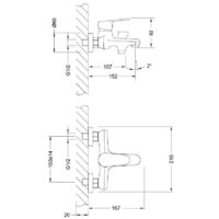 Смеситель Lemark Point LM0314C - Превью изображения №2 — Интернет-магазин ПроЗаказ