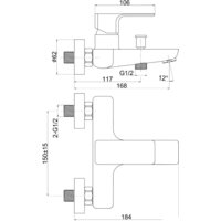 Смеситель Cersanit Geo 63040 - Превью изображения №2 — Интернет-магазин ПроЗаказ