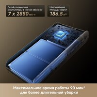Пылесос Dreame Cordless Vacuum Cleaner Z40 TangleCut Flex VRV62F (евровилка, черный) - Превью изображения №18 — Интернет-магазин ПроЗаказ