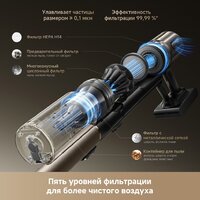 Пылесос Dreame Cordless Vacuum Cleaner Z40 TangleCut Flex VRV62F (евровилка, черный) - Превью изображения №17 — Интернет-магазин ПроЗаказ