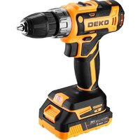 Дрель-шуруповерт Deko GCD20DU PRO Set63 083-1039 (с 2-мя АКБ, кейс) - Превью изображения №4 — Интернет-магазин ПроЗаказ