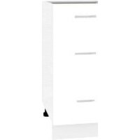 Кортекс-мебель Корнелия Лира НШ40р3ш без столешницы (белый)