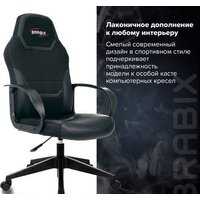 Игровое (геймерское) кресло Brabix Alpha GM-018 532636 (черный) - Превью изображения №12 — Интернет-магазин ПроЗаказ