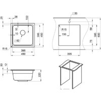 Кухонная мойка Granula KS-4501 (арктик) - Превью изображения №5 — Интернет-магазин ПроЗаказ