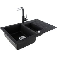 Кухонная мойка Kernau KGS A 6079 1.5B1D Graphite - Превью изображения №3 — Интернет-магазин ПроЗаказ