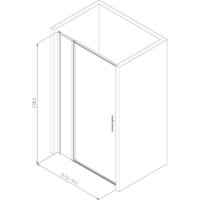 Душевая дверь Allen Brau Priority 3.31025.00 294054 (хром) - Превью изображения №11 — Интернет-магазин ПроЗаказ