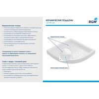 Душевой поддон RGW CR/R-088 80x80 - Превью изображения №5 — Интернет-магазин ПроЗаказ