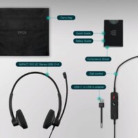 Офисная гарнитура Epos Impact 100 UC Stereo USB-C+A - Превью изображения №7 — Интернет-магазин ПроЗаказ