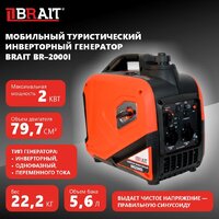 Бензиновый генератор Brait BR2000i - Превью изображения №13 — Интернет-магазин ПроЗаказ