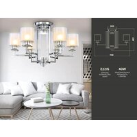 Люстра средней высоты Ambrella light TR TR4418 - Превью изображения №3 — Интернет-магазин ПроЗаказ