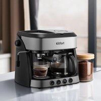 Рожковая кофеварка Kitfort KT-7185 - Превью изображения №2 — Интернет-магазин ПроЗаказ