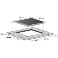 Варочная панель Meferi MIH453WH Power - Превью изображения №5 — Интернет-магазин ПроЗаказ
