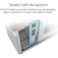 Корпус ASUS Prime AP201 (белый) - Превью изображения №4 — Интернет-магазин ПроЗаказ