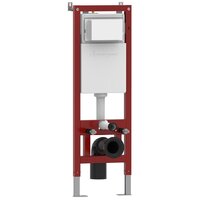 Инсталляция для унитаза Asten Readle Zentralmodul AR0501-0601CH c кнопкой (хром) - Превью изображения №2 — Интернет-магазин ПроЗаказ