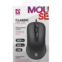 Мышь Defender Classic MB-230 (4 кнопки) - Превью изображения №4 — Интернет-магазин ПроЗаказ