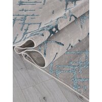 Ковер для жилой комнаты Merinos Liman F164-STAN-GRAY-D.BLUE (2х2.9) - Превью изображения №2 — Интернет-магазин ПроЗаказ