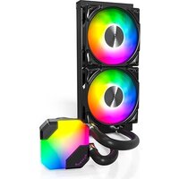 Система жидкостного охлаждения для процессора Montech HyperFlow ARGB 240 (черный) - Превью изображения №2 — Интернет-магазин ПроЗаказ