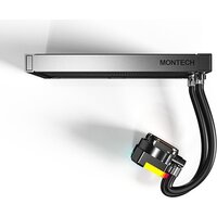 Система жидкостного охлаждения для процессора Montech HyperFlow ARGB 240 (черный) - Превью изображения №4 — Интернет-магазин ПроЗаказ