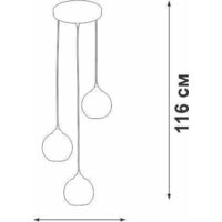 Подвесная люстра Vitaluce V4872-8/3S - Превью изображения №2 — Интернет-магазин ПроЗаказ