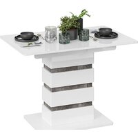 Кухонный стол Трия Мадейра тип 1 (белый глянец/ателье темный) - Превью изображения №3 — Интернет-магазин ПроЗаказ