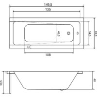 Ванна Lauter Estelle 150х70 21206050 - Превью изображения №28 — Интернет-магазин ПроЗаказ