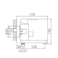 Смеситель Ledeme H33 L3233 - Превью изображения №5 — Интернет-магазин ПроЗаказ