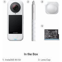 Экшен-камера Insta360 X4 Air Starter Bundle (белый) - Превью изображения №2 — Интернет-магазин ПроЗаказ