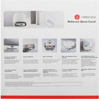 Робот-пылесос Roborock CurvX QRCX02-02 (евровилка, с русской озвучкой, белый) - Превью изображения №10 — Интернет-магазин ПроЗаказ