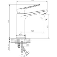 Смеситель Lauter Sky 21СК533BS - Превью изображения №2 — Интернет-магазин ПроЗаказ