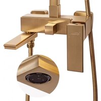 Душевая система  Hansberge H5070 (золото матовый) - Превью изображения №4 — Интернет-магазин ПроЗаказ
