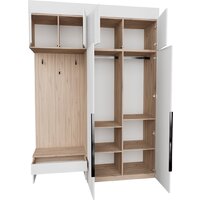 Стенка Рэйгрупп Рэй P245-B4-1-EB В4-1 (дуб элисон/белый премиум) - Превью изображения №2 — Интернет-магазин ПроЗаказ